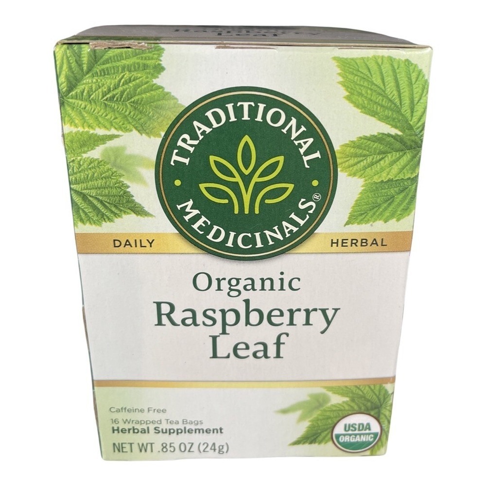 Traditional Medicinals Organic Raspberry Leaf Herbal‎ Tea 16 ct Cramps Pregnancy